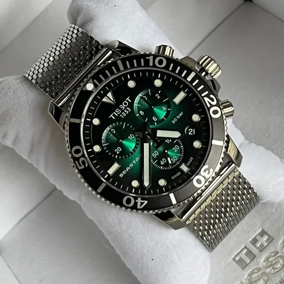 T120.417.11.091.00- Tissot Men’s Seastar 1000 Quartz Chronograph Watch - Picture 11 of 13